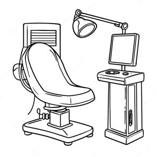 Fun Radiology Equipment Coloring Page 68924-56823