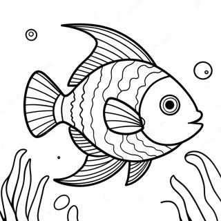 Colorful Bahamas Tropical Fish Coloring Page 68944-56833