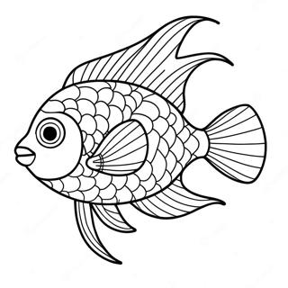 Colorful Bahamas Tropical Fish Coloring Page 68944-56834