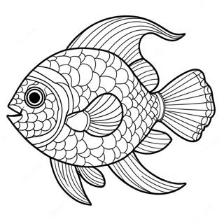 Colorful Bahamas Tropical Fish Coloring Page 68944-56836