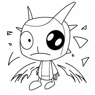 Invader Zim Coloring Page 6894-5603