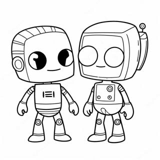 Zim And Gir In Space Coloring Page 6895-5605