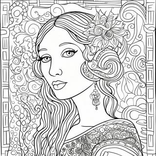 Klimt Coloring Page 68973-56855