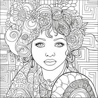 Klimt Coloring Page 68973-56856