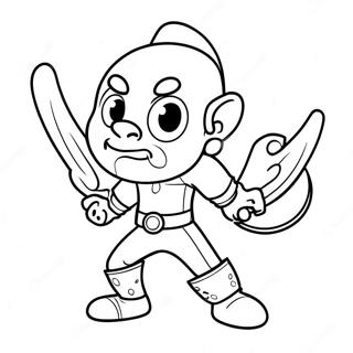 Vexx Character In Action Coloring Page 69054-56912