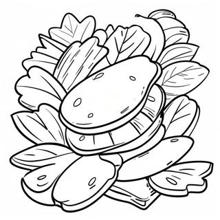 Crunchy Potato Chips Coloring Page 69064-56925