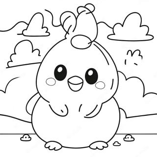 Peeps Outline Coloring Page 69073-56922