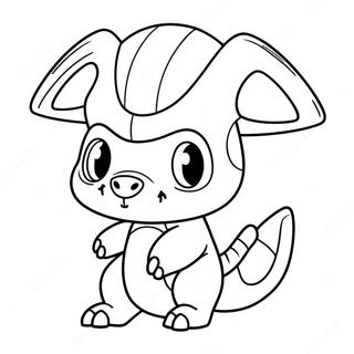 Cubone Wearing A Bone Helmet Coloring Page 69084-56953