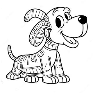 Slinky Dog Coloring Page 69093-56959