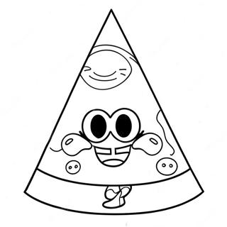 Spongebob Party Hat Coloring Page 69114-56973