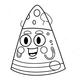 Spongebob Party Hat Coloring Page 69114-56974