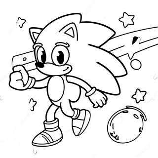 Sonic Among Us Character In Space Coloring Page 69124-56980