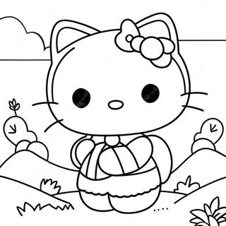 Hello Kitty Adventure Coloring Page 6914-5618