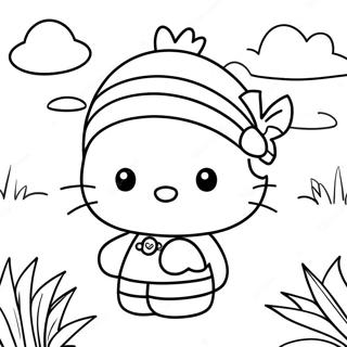 Hello Kitty Adventure Coloring Page 6914-5619