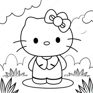 Hello Kitty Adventure Coloring Page 6914-5620