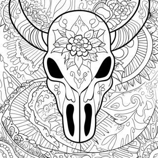 Cow Skull Coloring Page 69153-57003