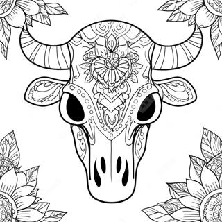 Cow Skull Coloring Page 69153-57004