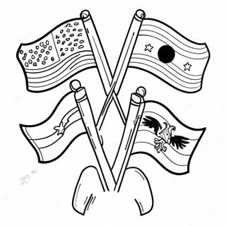 Country Flags Coloring Page 69173-57015