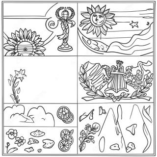 Vibrant Country Flags Coloring Page 69174-57045