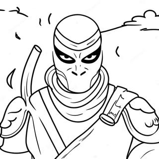 Night Ninja Coloring Page 69183-57043