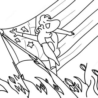 Flag Coloring Page 691-550