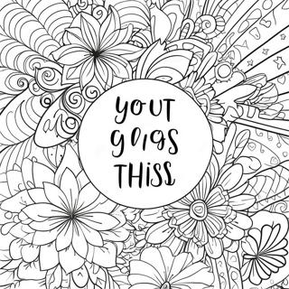 You Got This Motivational Quote Coloring Page 69213-57035