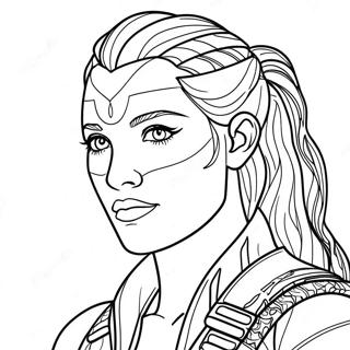 Adventurous Alpha Lexa Coloring Page 69224-57053