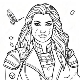 Adventurous Alpha Lexa Coloring Page 69224-57055