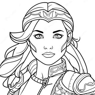 Adventurous Alpha Lexa Coloring Page 69224-57056