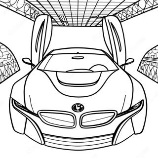 Bmw I8 Coloring Pages