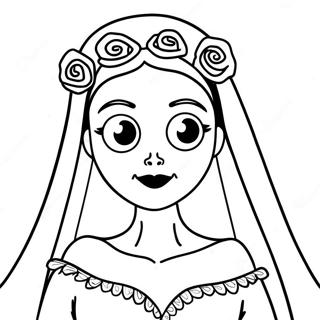 Corpse Bride Coloring Pages