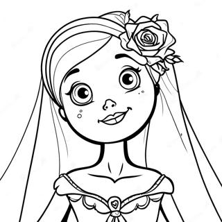 Corpse Bride Coloring Page 6924-5628