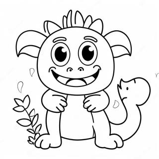 Friendly Monster Letters Coloring Page 69264-57086