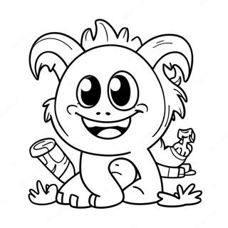 Friendly Monster Letters Coloring Page 69264-57087