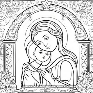 Adoration Coloring Pages