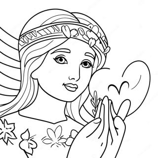 Heartfelt Adoration Coloring Page 69274-57107