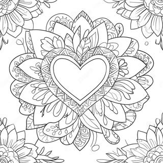 Heartfelt Adoration Coloring Page 69274-57108