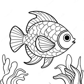 Tropical Fish Coloring Page 69293-57098