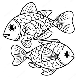 Tropical Fish Coloring Page 69293-57099