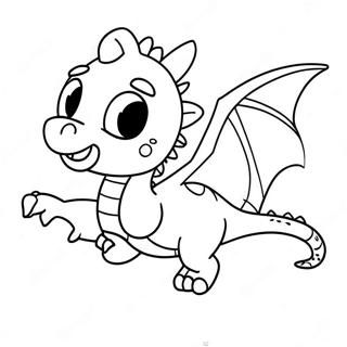 Elliott The Dragon Flying Coloring Page 69304-57113