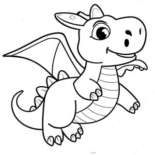 Elliott The Dragon Flying Coloring Page 69304-57116