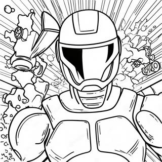 Robocop In Action Coloring Page 69314-57128