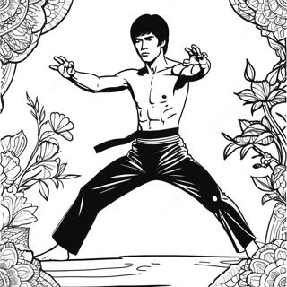 Bruce Lee Coloring Pages