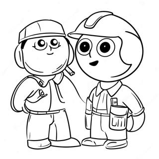 Safety Coloring Page 6934-5636