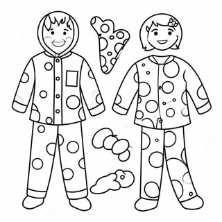 Decorate Your Own Pajamas Coloring Page 69353-57138