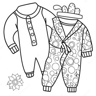 Decorate Your Own Pajamas Coloring Page 69353-57140