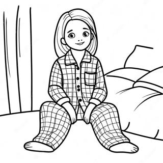 Cozy Flannel Pajamas Coloring Page 69354-57164