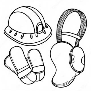 Bright Safety Gear Coloring Page 6935-5638