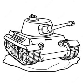 Tiger Tank Coloring Pages