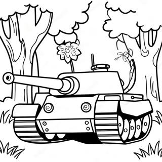 Tiger Tank Coloring Pages